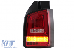 
Teljes LED Hátsó lámpák, Piros/fehér, VW Transporter Multivan V T5 Facelift (2010-2015) modellekhez-image-6073526