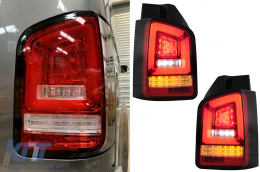 
Teljes LED Hátsó lámpák, Piros/fehér, VW Transporter Multivan V T5 Facelift (2010-2015) modellekhez-image-6073541