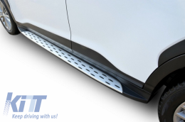 Trittbretter Seite Schritte für HYUNDAI Kona 17+ Rostfreier Stahl Aluminium PVC-image-6042232