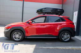 Trittbretter Seite Schritte für HYUNDAI Kona 17+ Rostfreier Stahl Aluminium PVC-image-6094081