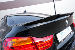 Tronco Spoiler per BMW Serie 4 Gran Coupé F36 14+ M4 CSL Look Nero Lucido-image-6071190