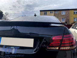 Tronco Spoiler per Mercedes Classe E W212 2009-2016 GTS Look Nero Lucido-image-6051394