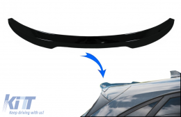 Trunk Spoiler Boot Lid Spoiler suitable for Ford Puma (2019-Up) Piano Black-image-6093373