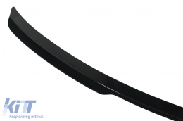 Trunk Spoiler suitable for Audi Q8 SUV (2018-up) Sport Design Piano Black-image-6086545