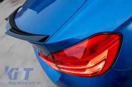 Trunk Spoiler suitable for BMW 4 Series Coupe F32 (2013-up) M4 CSL Design Piano Black-image-6060286