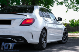 Trunk Spoiler suitable for Mercedes C-Class W205 (2014-2020) Shiny Black-image-6093409