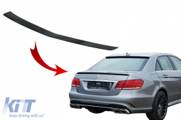 Trunk Spoiler suitable for Mercedes E-Class W212 (2009-2016) Facelift Design Piano Black