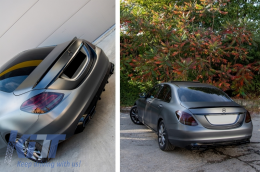 Trunk Spoiler Wing suitable for Mercedes C-Class W205 (2014-2020)-image-6053458