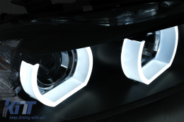 
U-LED 3D első lámpa BMW 3 E90 Limousine E91 Touring (03.2005-08.2008) balkormányos modellekhez, fekete-image-6081342