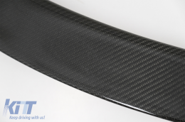 Universel Ajustable Aileron Coffre Aile Tuning GT Look Réal Carbone Fibre 142 cm-image-6070363