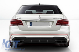 
Valance diffúzor fekete kipufogóvéggel, Mercedes W212 S212 13-16 sportcsomagos modellekhez-image-6049339