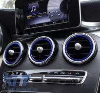 Ventilazione telaio Amg Blue per Mercedes Classe A W176 W246 CLA GLA C117 X156--image-6037844