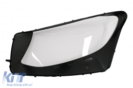 Verres lentille de phares pour Mercedes GLC X253 C253 2015-2018 optique verre clair-image-6098368