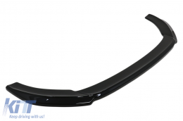 Vordere Stoßstange Spoilerlippe für Seat Leon MK4 FR 2020+ Glänzend Schwarz-image-6094455