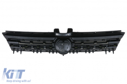 Vordere Stoßstange Zentral Grille für VW Golf 7 VII 2013-2017 Gelbe Einfügungen-image-6048260