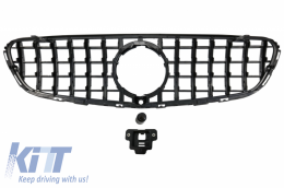 Vorderer Mittelgrill für MERCEDES GLC X253 C253 2015-2018 GT R Panamericana Look-image-6031961