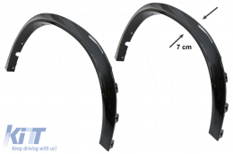 Wheel Arches Fender Flares suitable for BMW X6 F16 (2015-2020) M-Design M-Sport Piano Black-image-6084639