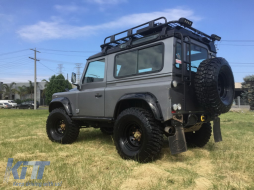 Wheel Arches suitable for Land Rover Defender (1990-2016) Glossy Piano Black-image-6067751