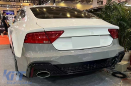 Wide Bodykit für Audi A7 4G MOPF 15-17 Stoßstange Kotflügel Motorhaube Scheinwerfer LED-image-6107572