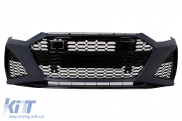 Wide Kit carrozzeria per Audi A7 4G Facelift 15-17 Paraurti Parafanghi Cofano Fari LED-image-6107486