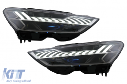 Wide Kit carrozzeria per Audi A7 4G Facelift 15-17 Paraurti Parafanghi Cofano Fari LED-image-6107522