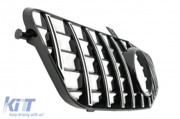 Zentraler Grill für Mercedes E-Klasse W212 S212 2009-2013 GT-R Panamericana Look-image-6090255